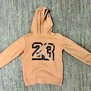 Little Boys Tan Jordan Hoodie Size 6-7